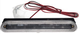 Truck Cap Flush-mount Third Brake Light - Clear w/red LED's