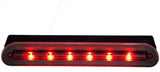 Truck Cap Flush-mount Third Brake Light - Clear w/red LED's