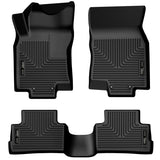 Husky Liners 17-22 Nissan Rogue Sport Weatherbeater Black Front & 2nd Seat Floor Liners