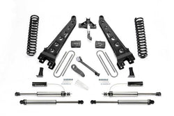 Fabtech 17-19 Ford F250/350 4WD Gas 6in Radius Arm System w/DL 2.25 Resi Shocks & Rear DL Shocks