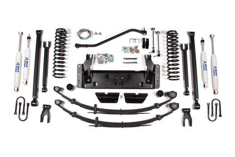 BDS Suspension - Lift Kit - XJ 4.5in Long Arm w/Chrysler 8.25 - EZ Wheeler